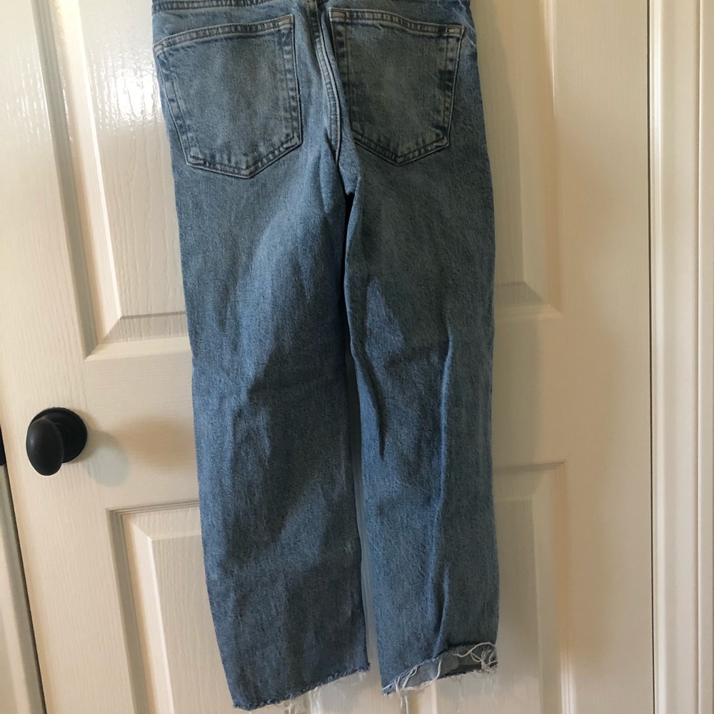 Top Shop Busted Knee straight Jeans size 25